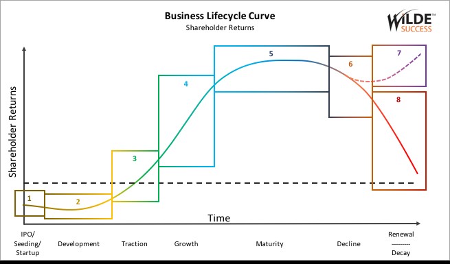 Business lifecycle Curve